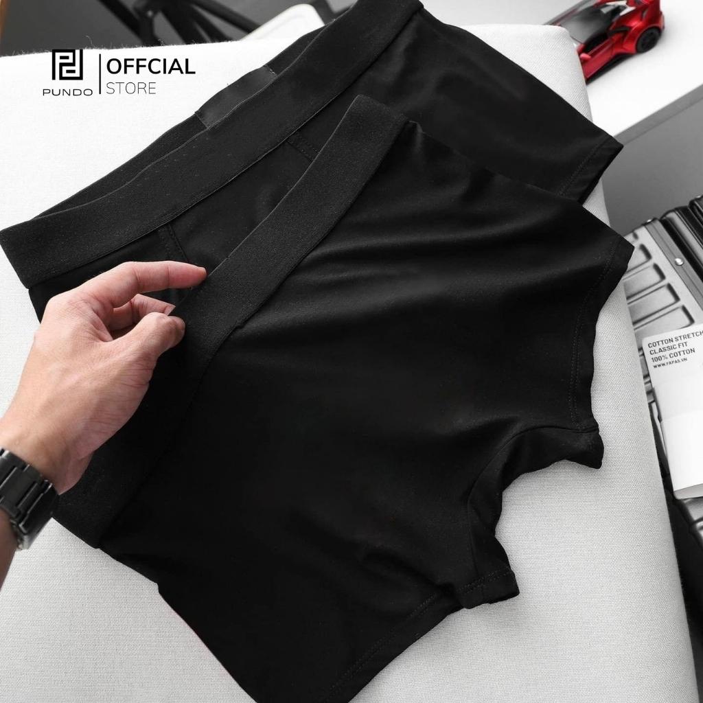 Quần boxer nam PUNDO chất cotton cao cấp co giãn 4 chiều thoải mái thấm hút tốt QLPD03