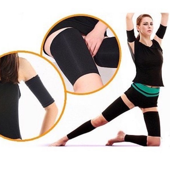 Combo 3 Món Nịt Tay Nịt Đùi Nịt Bắp Chân thon gọn
