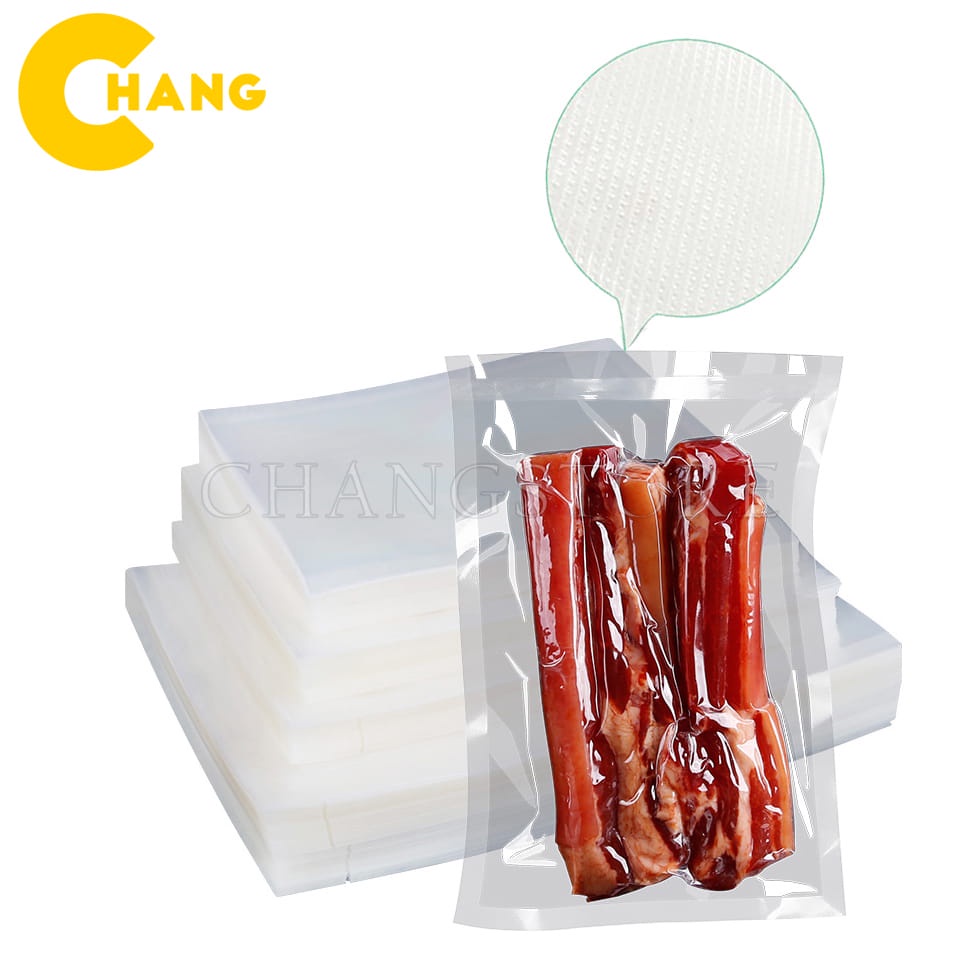 Set 100 Túi Hút Chân Không Một Mặt Nhám, Túi Hút Chân Không Kích Thước 17cmx25cm Chuyên Dụng