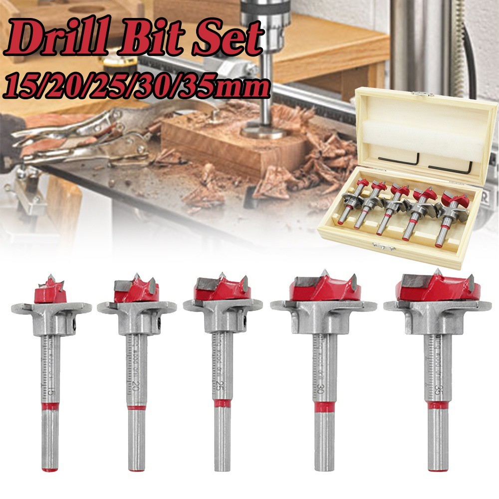 Vsharp Wood Center Bit Khoan Forstner Boring Hole Saw Mũi khoan để làm việc bằng gỗ DIY