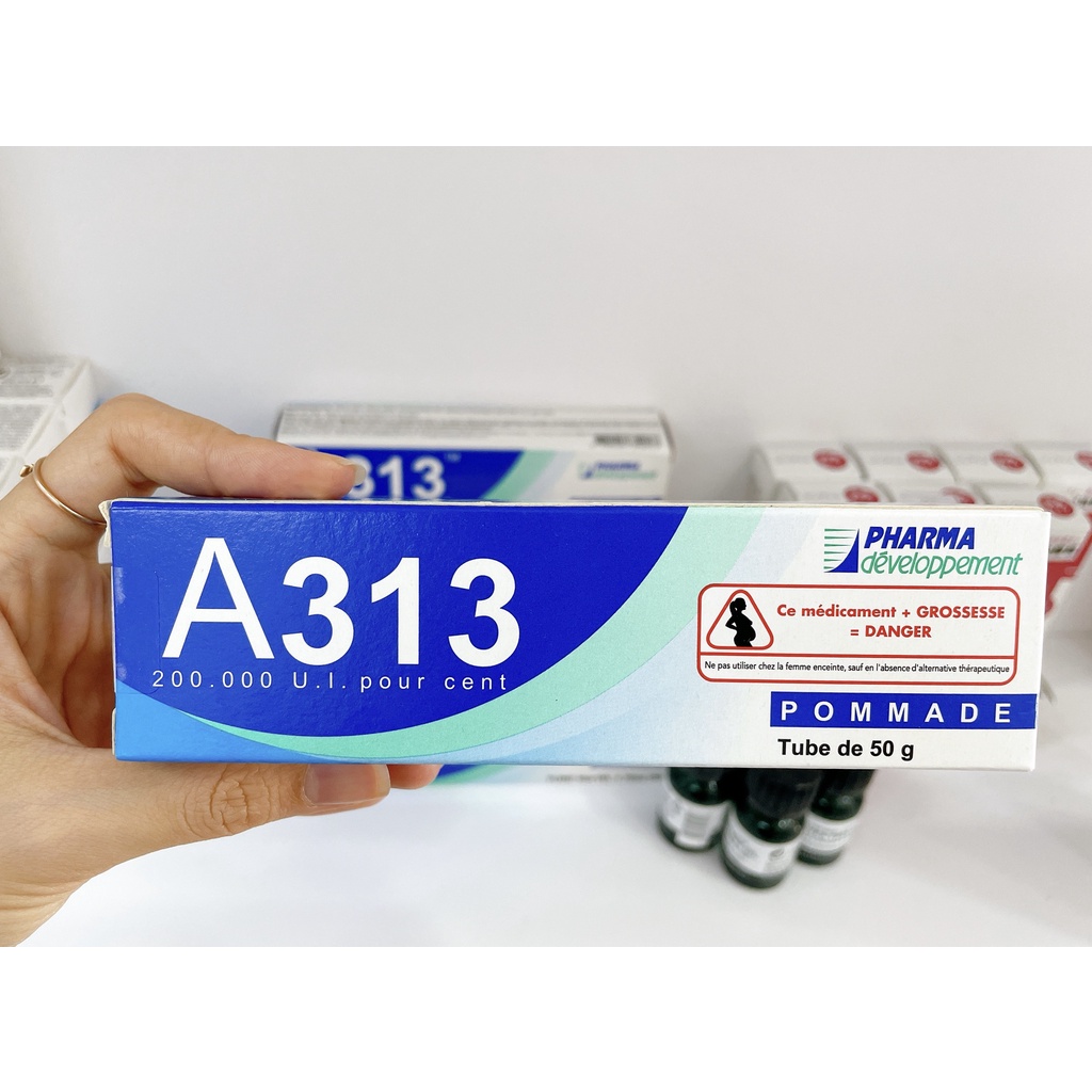 Kem dưỡng Retinol A313 ngừa mụn, chống lão hoá Pommade Retinol Cream 50g đủ phiên bản chính hãng Phá