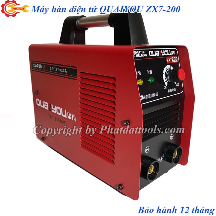 Máy hàn điện tử nội địa QUAIYOU ZX7-200-Chuyên que 3.2 ly-Bảo hành 12 tháng