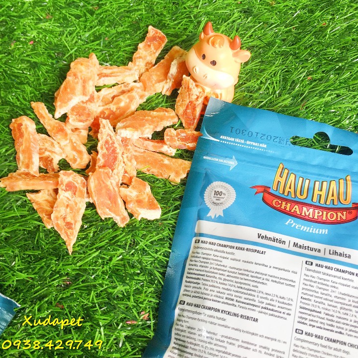 Bánh Thưởng Cho Chó Lát Gà Bông Tuyết Siêu Ngon thành phần dinh dưỡng, hỗ trợ việc huấn luyện chó - SP005234