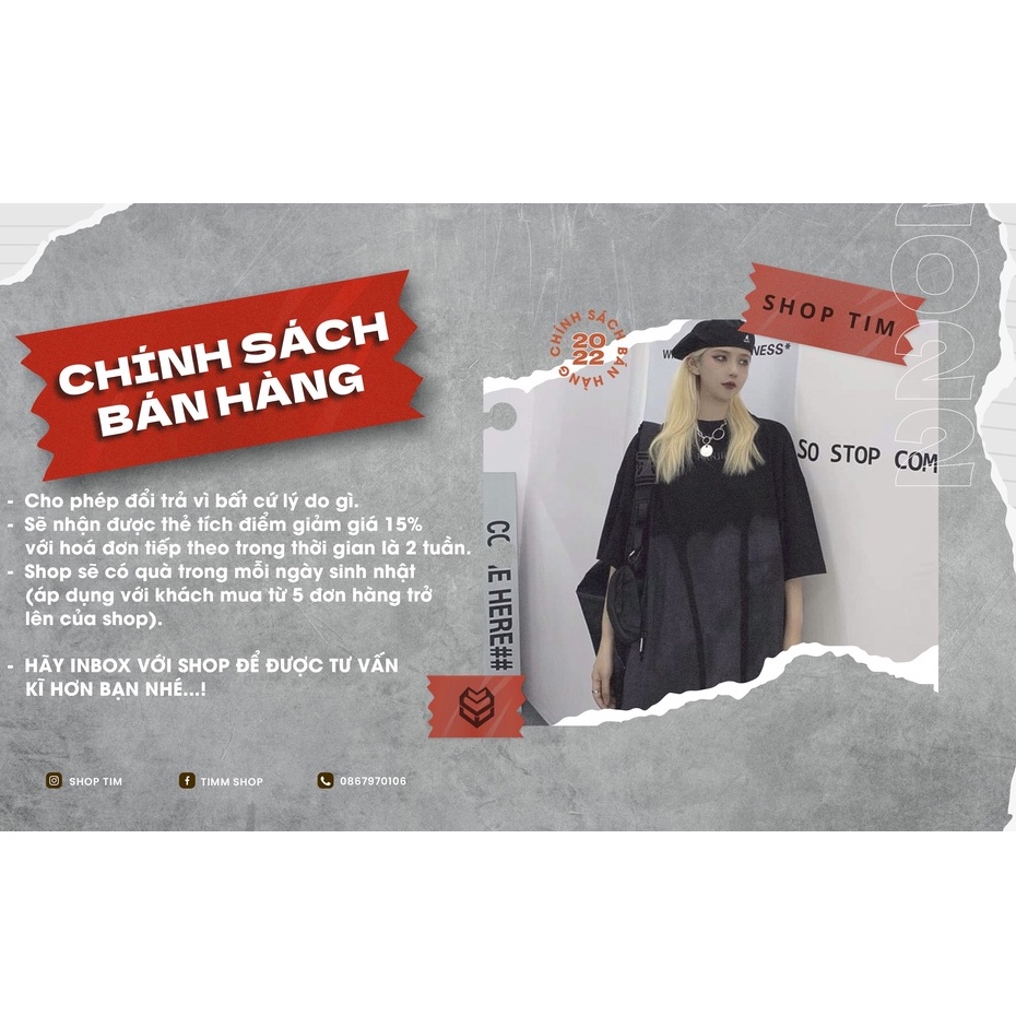 Áo thun Unisex Loang TIM FASHION - Áo phông tay lỡ nam nữ, form rộng. Phong cách Street Style. 02