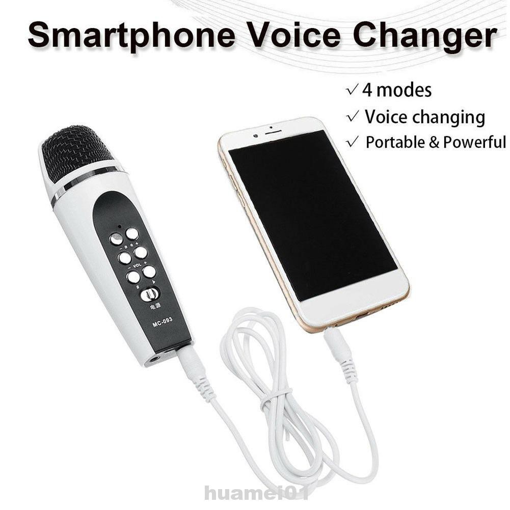 Micro Hát Karaoke Mini Không Dây Đổi Giọng Nói 4 Chế Độ Cho Android