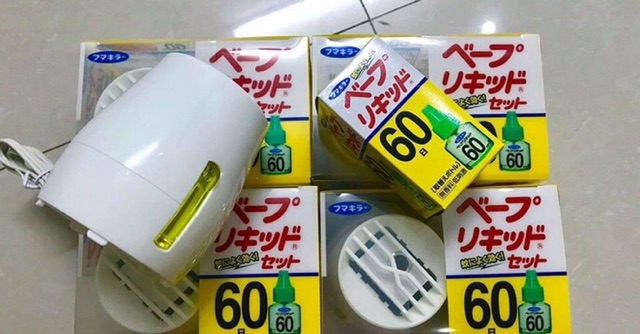 Máy đuổi muỗi Nhật Bản và Set tinh dầu đuổi muỗi Nhật Bản