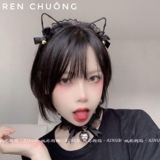 Bờm tai mèo, cài tóc ren (Ảnh thật)