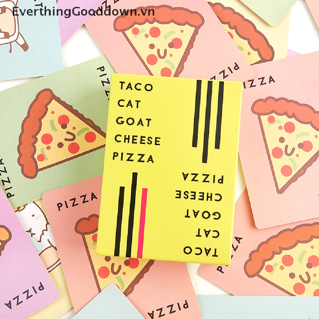 Bộ Thẻ Bài Taco Cat Goat Cheese Pizza Vui Nhộn