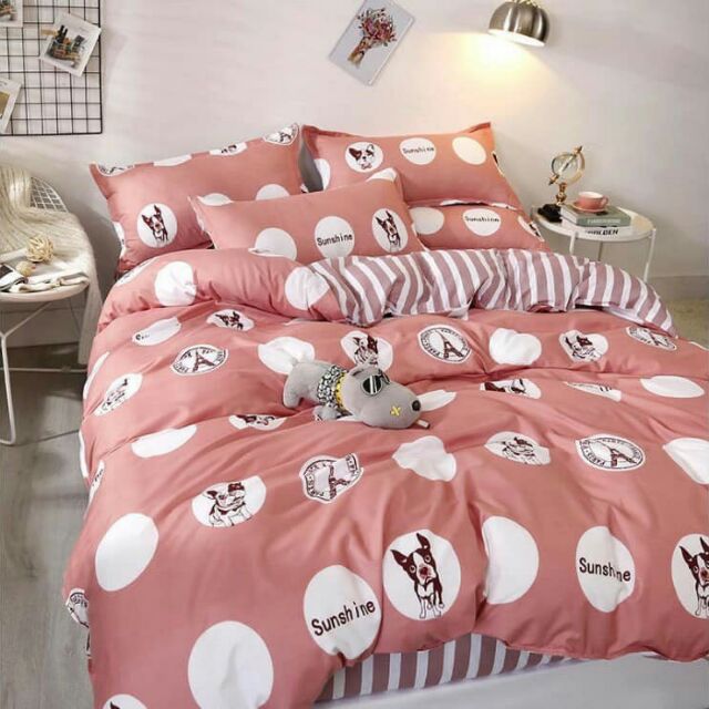 [Nhập mã FSS22FEB ] Vỏ Chăn Ga Gối Cotton Hàn Quốc