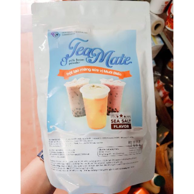 Bột Tạo Màng Sữa Vị Muối Biển/ Bột Tea Mate - Dùng Làm Kem Cheese Milk Foam 1kg