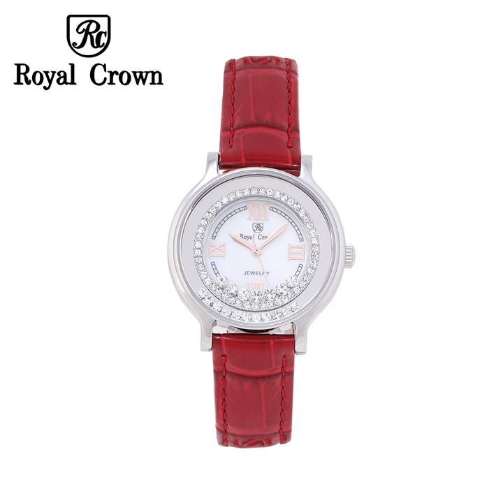 Đồng hồ nữ Chính Hãng Royal Crown 3638 dây da các màu