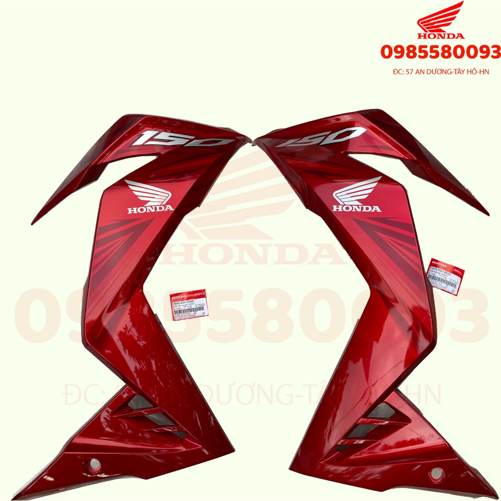 Nhựa cánh yếm xe winner 150 v1, bửng xe màu đỏ 2016 chính hãng honda