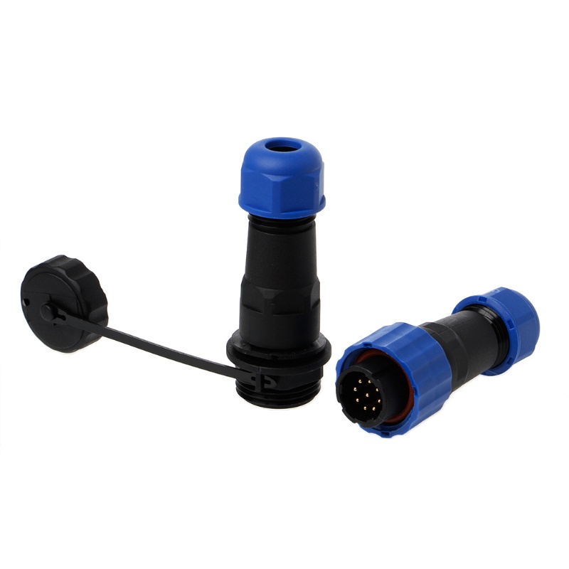 Phích Cắm Đèn LED IP68 SP16 2Pin / 3Pin / 4Pin / 5Pin / 6Pin / 7Pin / 9Pin Chống Thấm Nước Chuyên Dụng