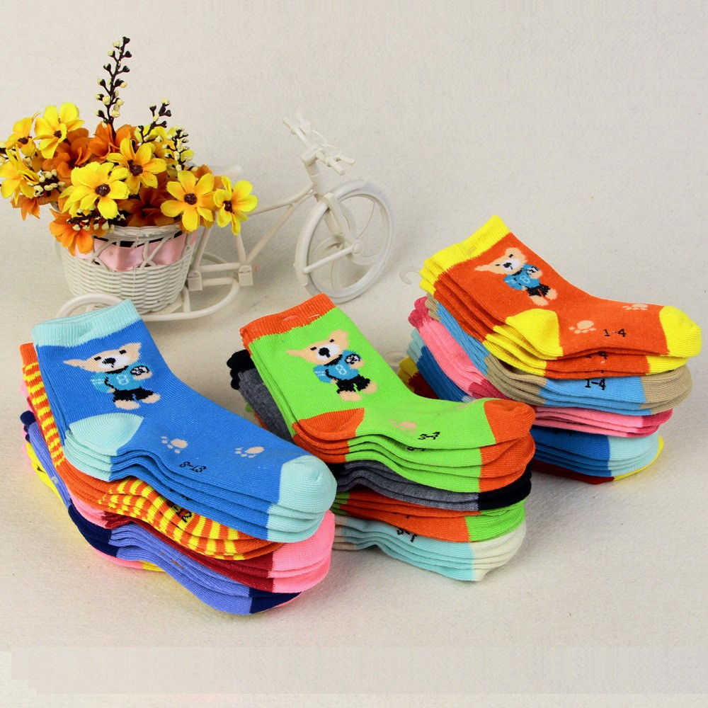 Set 5 Tất trẻ em nhiều màu ( hàng loại 1)