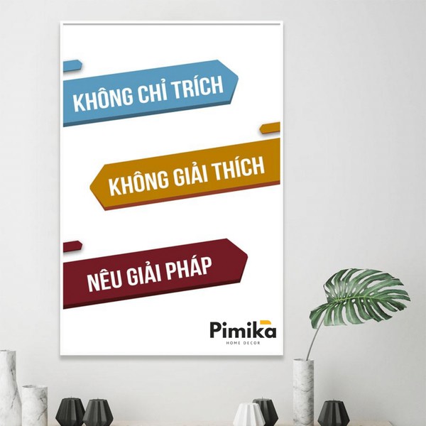 Tranh Canvas Slogan Treo Tường - PMK1100