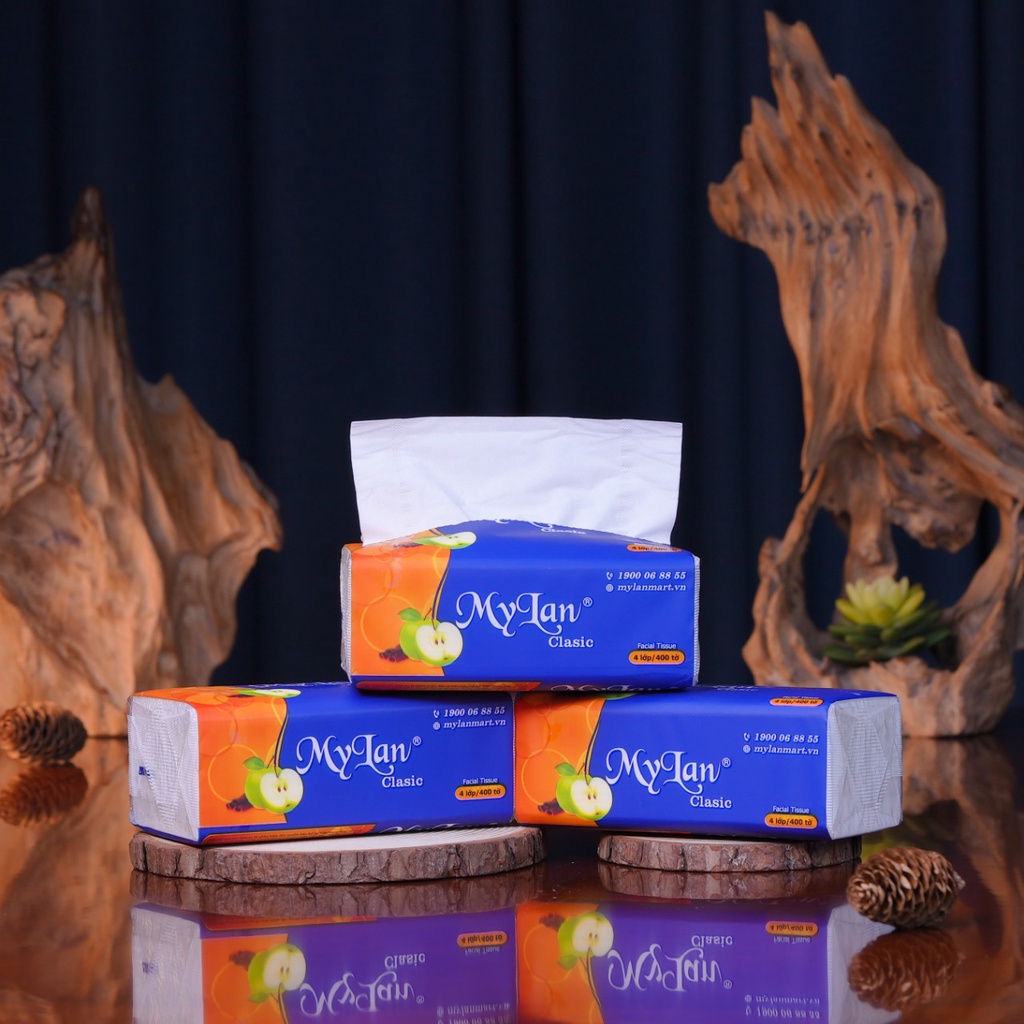 Khăn giấy rút giấy ăn rút quả táo mylan