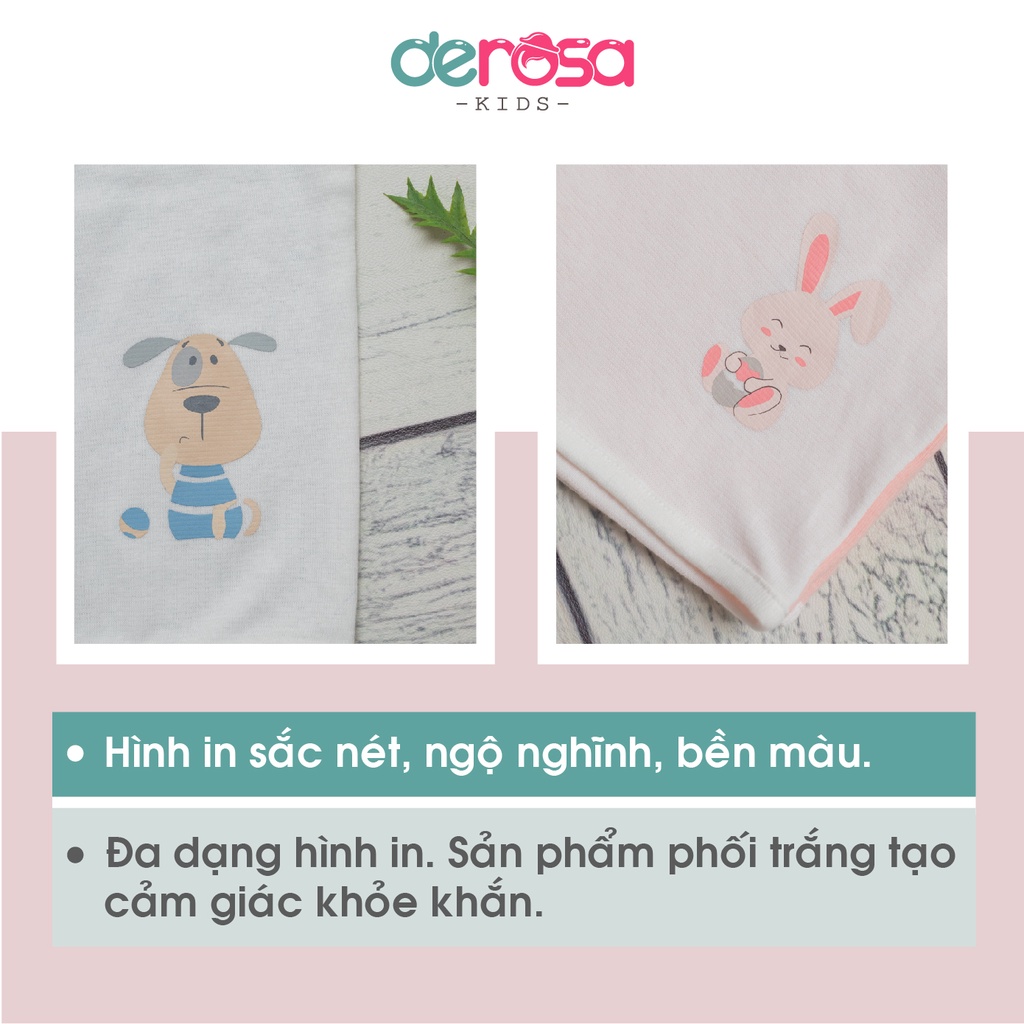 Áo gile cho bé gái và bé trai DEROSA KIDA chất liệu cotton | 3 - 24 tháng | AWBB220A