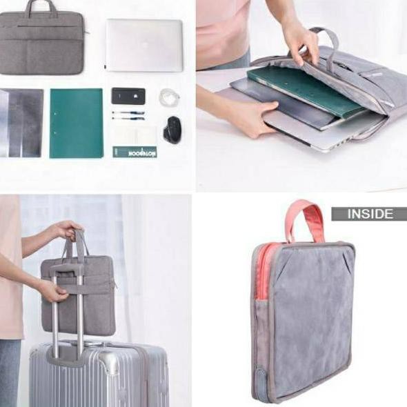 Túi Đựng Laptop Macbook Asus Dell Etc. / Laptop Chống Thấm Nước Có Móc Treo Tiện Dụng