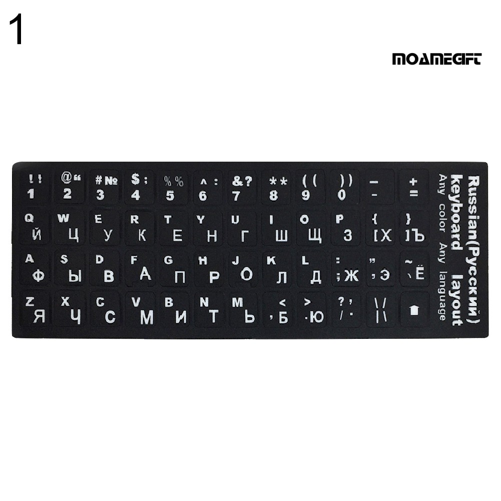 Sticker dán bàn phím Laptop tương ứng cho nhiều ngôn ngữ tùy chọn | BigBuy360 - bigbuy360.vn