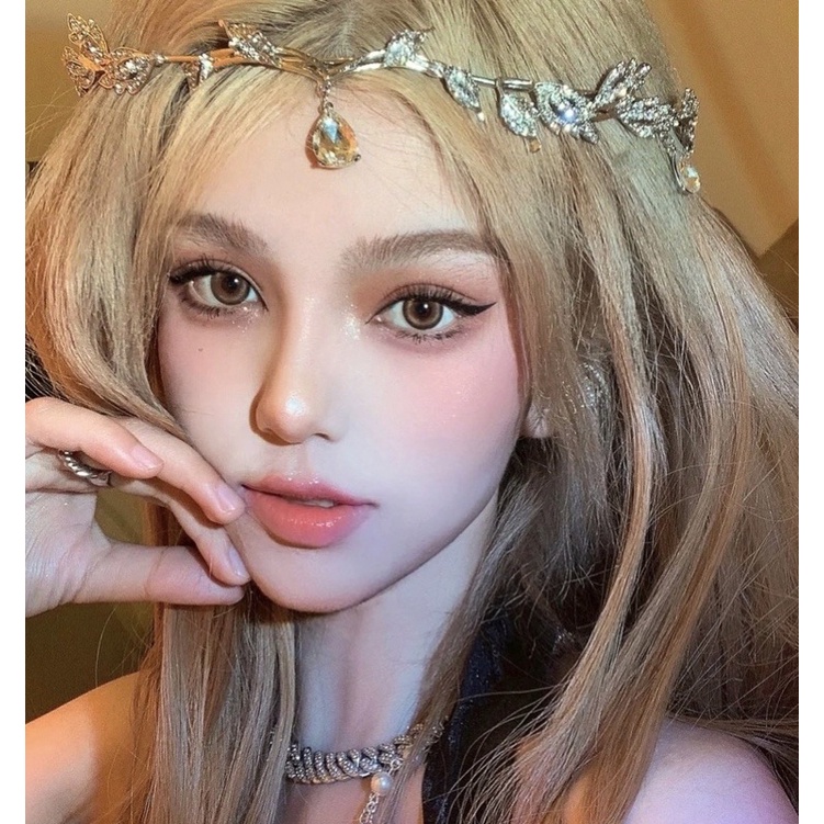 Cài tóc đính đá Giọt Nước bling bling ✨