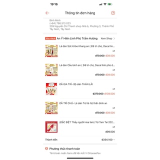 ( Sỉ rẻ nhất 8K) Bình An Phù