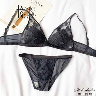 [Thanh Lý] Bộ Đồ Lót Bralette Ren Đệm Mỏng S047