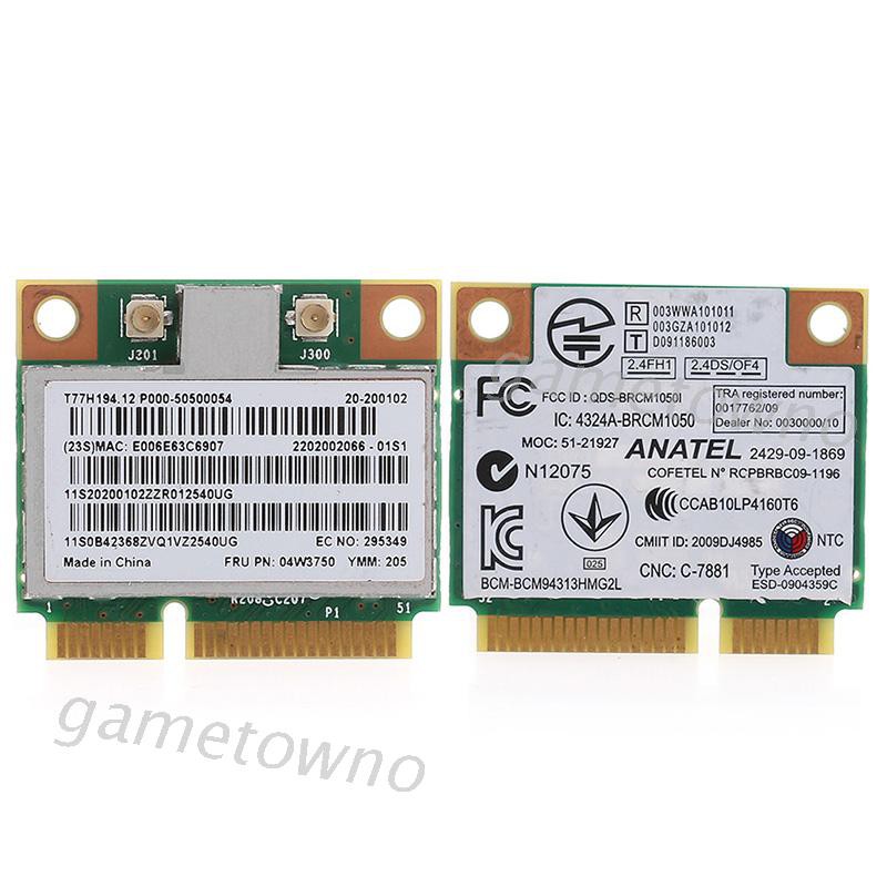 Bản Mạch Wifi Không Dây Wili Mini Pci-E Cho Lenovo Bcm94313Hmg2L 4w3750 G700 B490