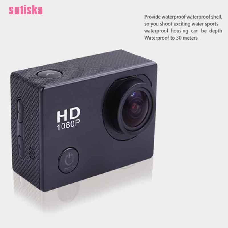 Camera hành trình thể thao sutiska Full HD chống thấm nước có điều khiển từ xa | BigBuy360 - bigbuy360.vn