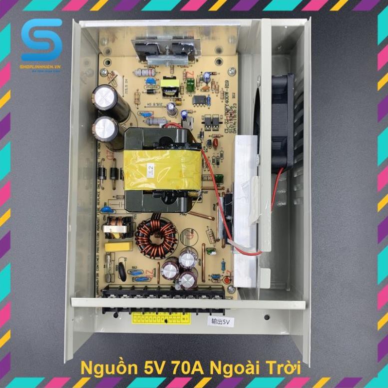 Nguồn 5V 70A Ngoài Trời