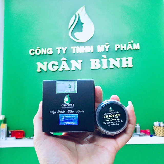 (CÓ VIDEO PHÂN BIỆT THẬT GIẢ) Gel hút mụn than tre hoạt tính Ngân Bình Lột mụn cám, mụn đầu đen, da chết