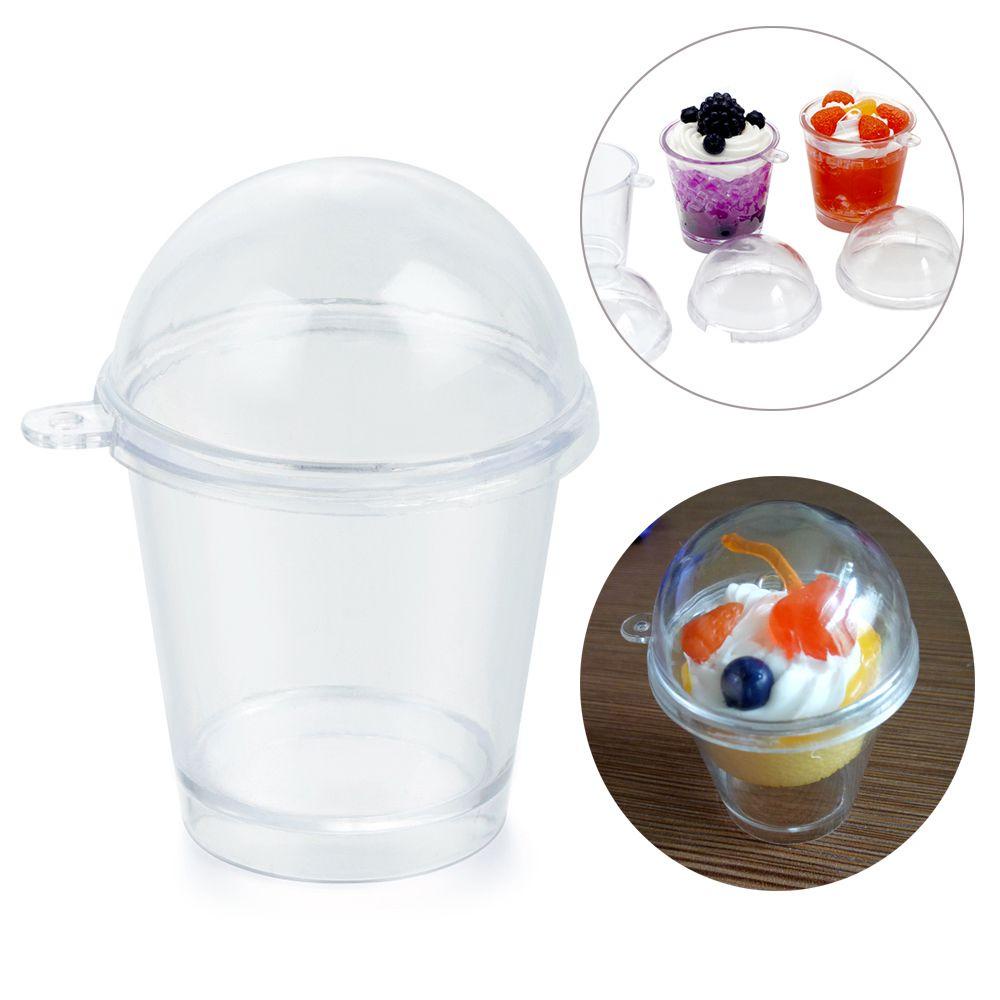 Set 10 Cốc Nhựa Làm Bánh Frapuchcino Thu Nhỏ DIY