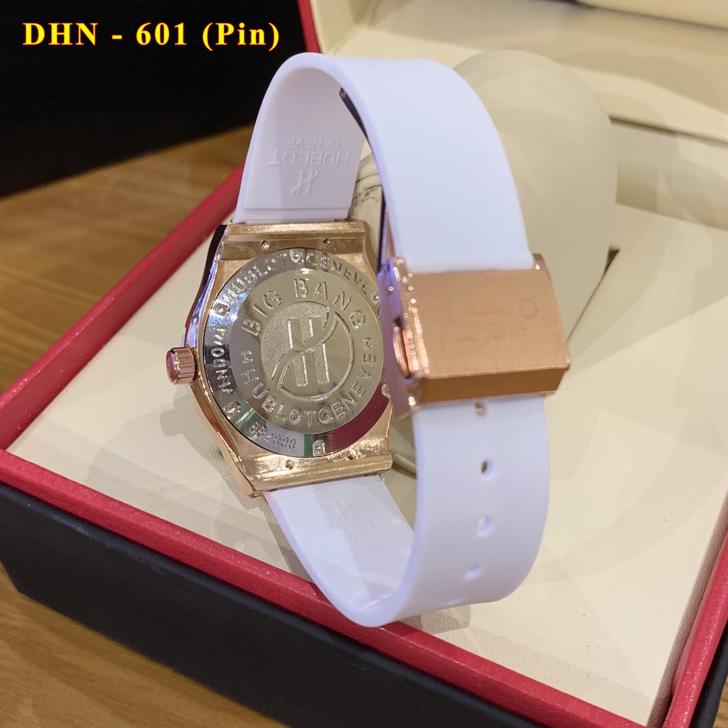 Đồng hồ nữ Hublot mặt tròn đính đá size 36 dây cao su thơm DHN601 Trangmoon106 | WebRaoVat - webraovat.net.vn