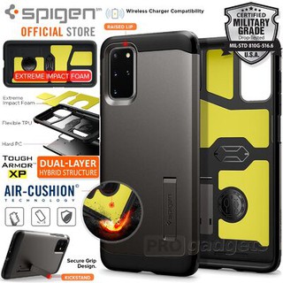 Ốp lưng Samsung Galaxy S20 Plus Spigen Tough Armor Bảo vệ điện thoại với lớp đệm Air Cushion®