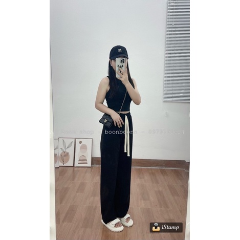 QUẦN XUÔNG COTTON DÂY RÚT TO CẠP CHUN BASIC MS11892