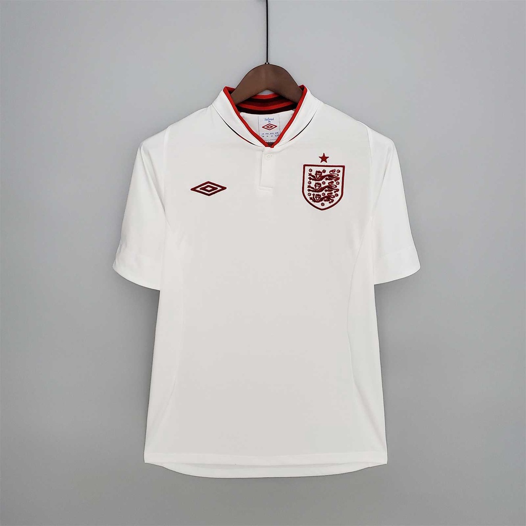 2012 ENG Home Retro Soccer Jersey Bóng đá