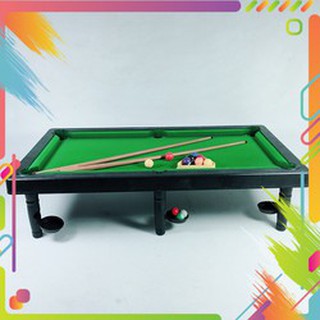 Bàn Bi a Mini BoBa Store Bida Mini giá rẻ cho trẻ em và người lớn, 10 bi Đánh Số - Mặt bàn Nỉ không bong