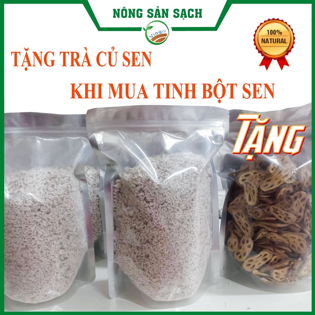 [Món Quà ý Nghĩa]Tặng bố mẹ, ông bà   Bột Củ Sen Tinh Chất 100%  nguyên chất  từ sen tươi Giúp An Thần Tốt Cho Sức Khỏe