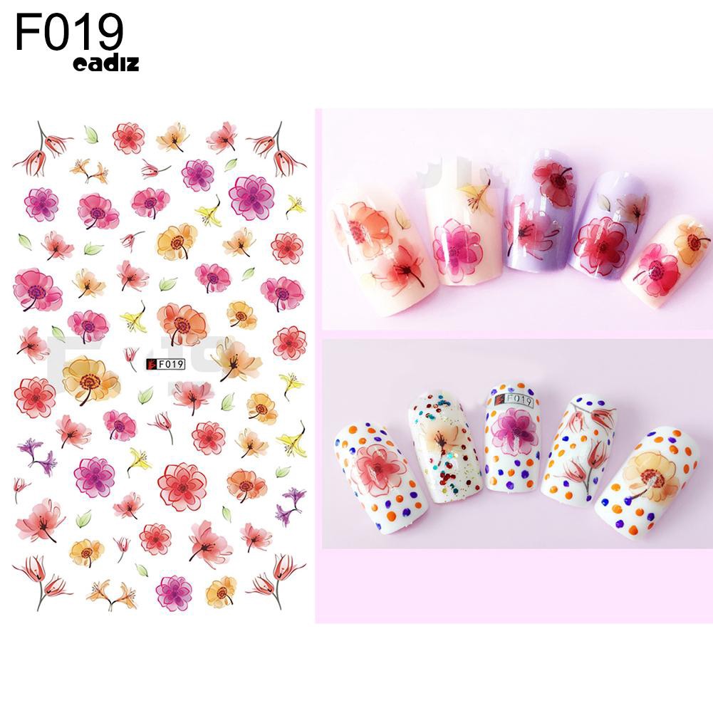 Tờ sticker dán móng trang trí nghệ thuật