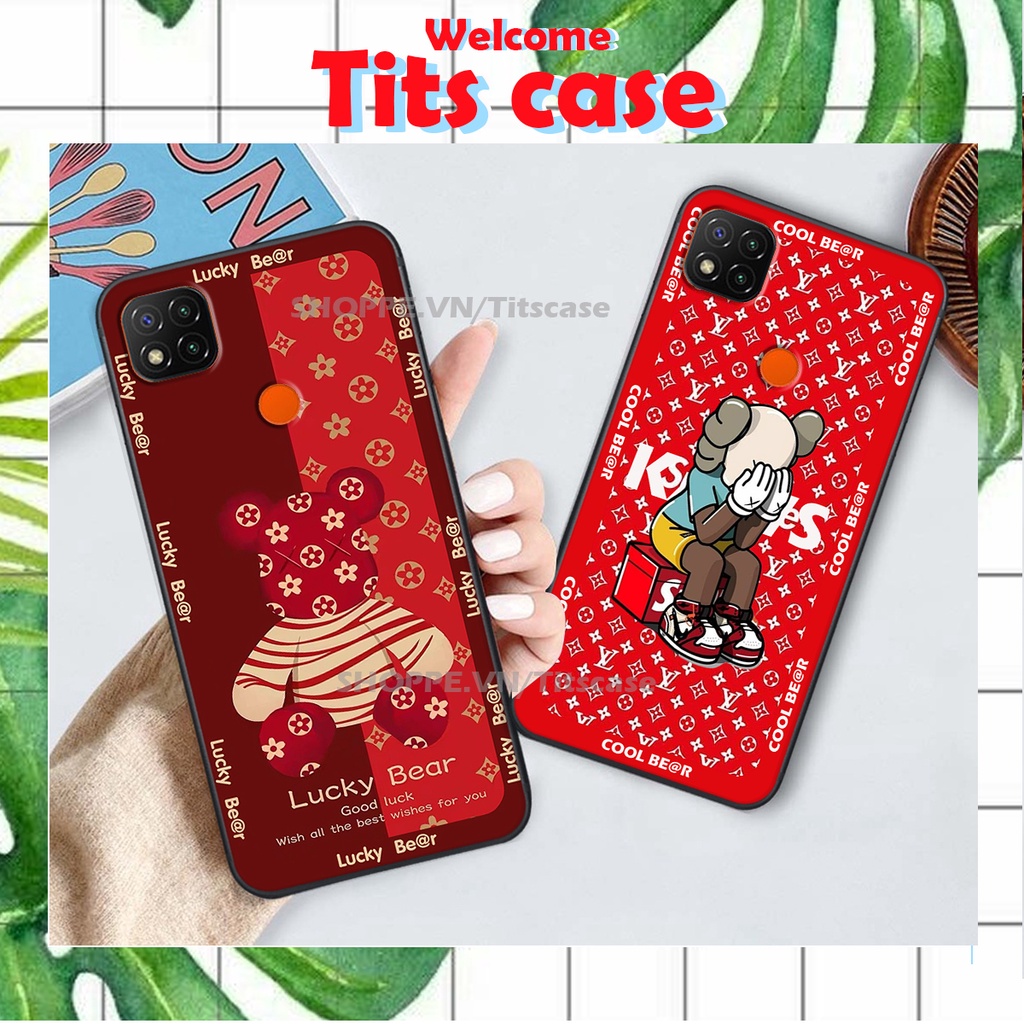 Ốp lưng Xiaomi REDMI 9C in hình GẤU K@WS- BE@R COOL-CỰC XINH-RẺ-BỂN -ĐẸP