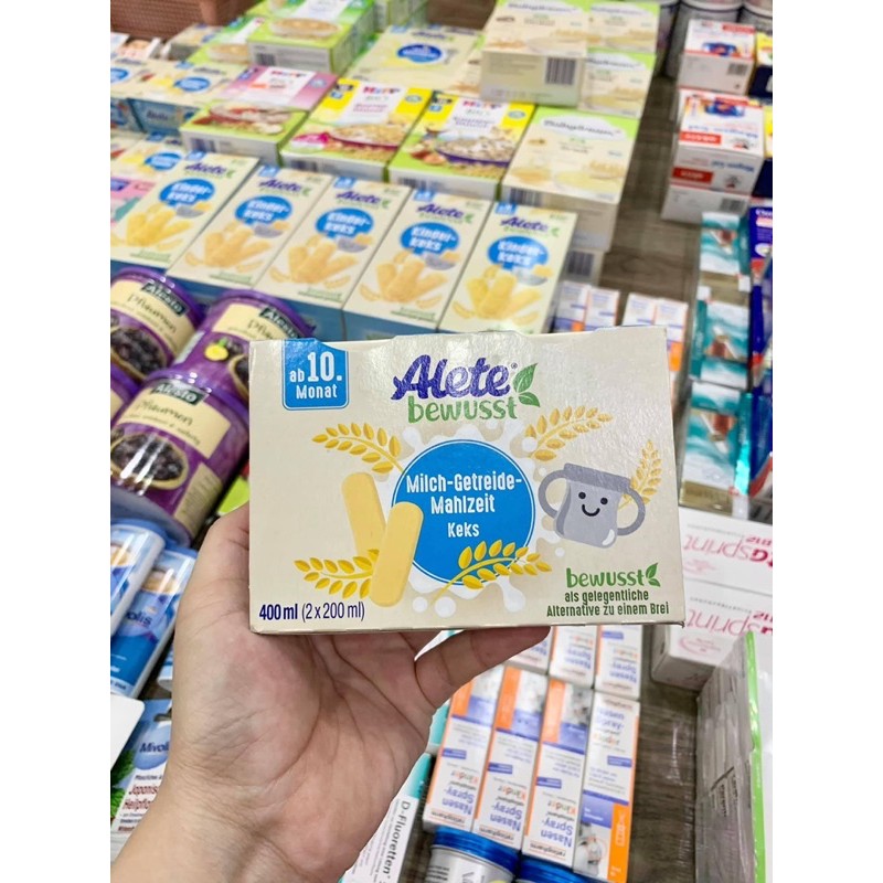 Date 2024 - Sữa nước béo Alete Đức full vị cho bé 10 tháng