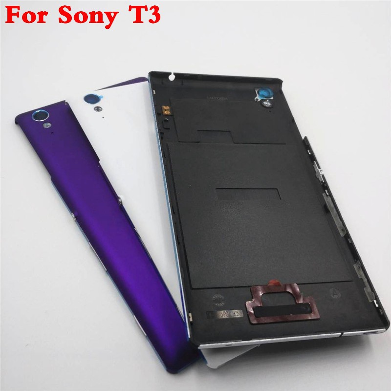 For Sony Xperia T3 D5102 D5103 D5106 M50W Cases Battery Housing Cover With NFC