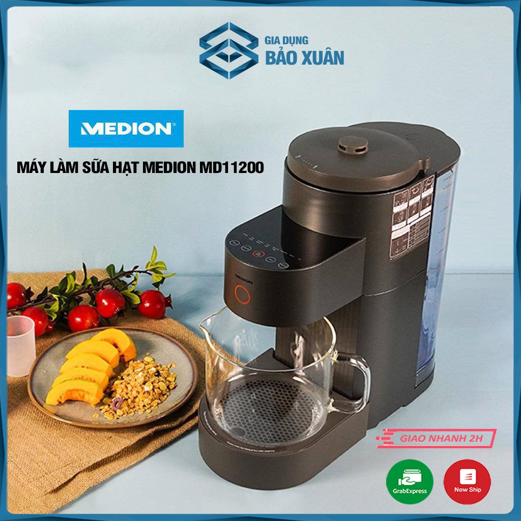 Máy làm sữa hạt Medion MD11200 Máy xay nấu sữa hạt đa năng - Mẫu mới năm 2021