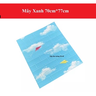 Xốp dán tường mây xanh - xốp dán tường hoạt hình - xốp dán tường 3d - miếng xốp dán tường - miế