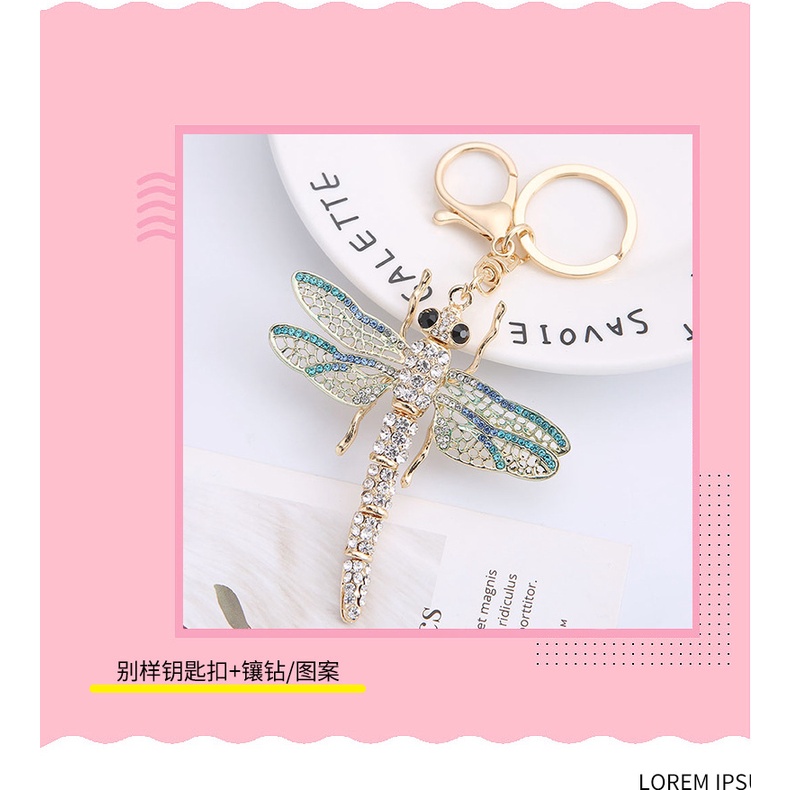 Mới Móc Khóa Hình Chuồn Chuồn Xinh Xắn