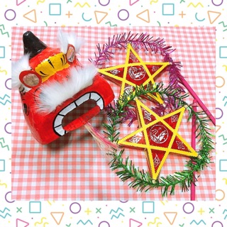 Mũ lân và đèn ông sao mini 🌕🥮