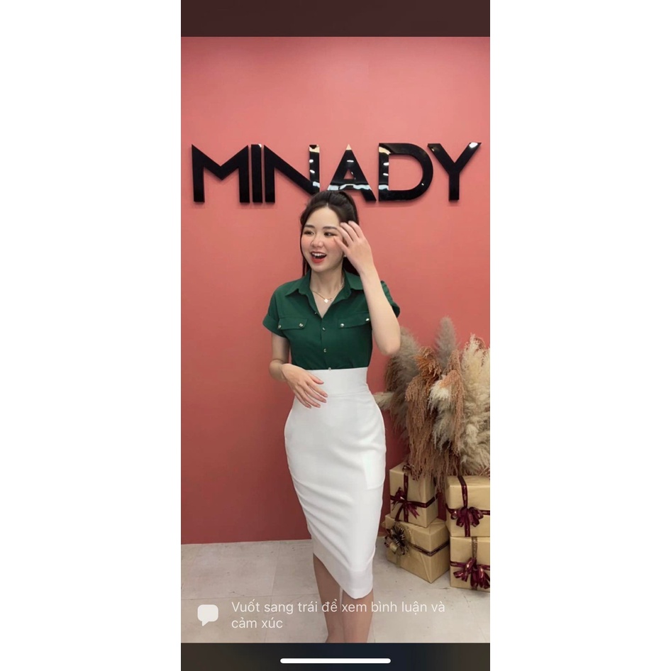Áo SM cộc 2 túi ngực MINADY