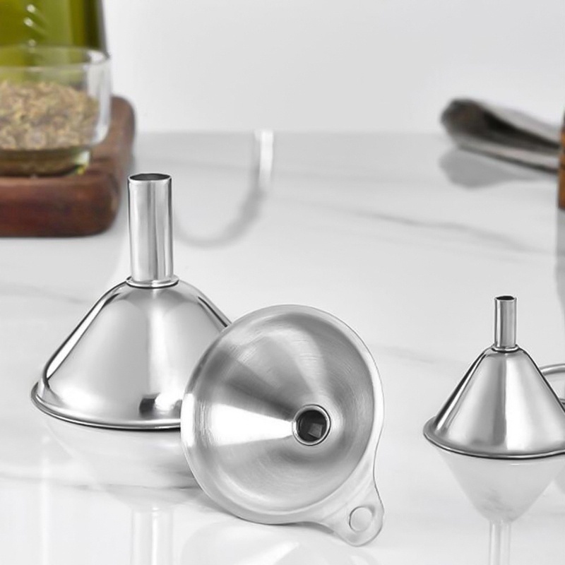 Lanfy1 Set 3 Phễu Inox Mini