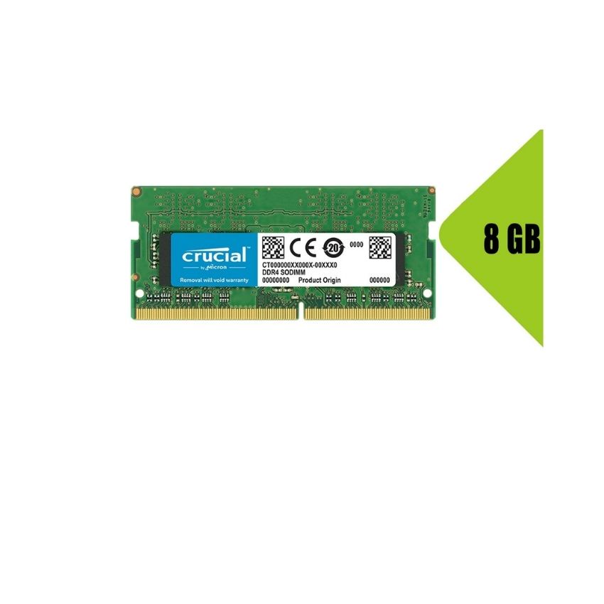 Ram Laptop DDR4 Crucial DDR4 8GB Bus 2666 (CT8G4SFS8266) - Hàng chính hãng bảo hành 36 tháng