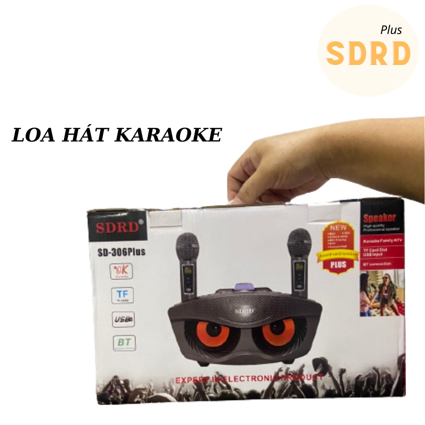 [PHIÊN BẢN PLUS]Loa Bluetooth Loa Hát Karaoke Loa  Không Dây - Míc Không Cần Xài Dây Cầm Mang Theo Mọi Nơi