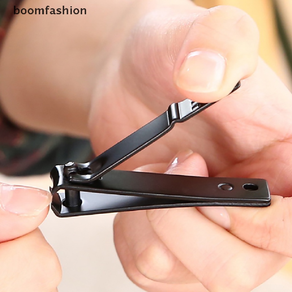 [boomfashion] Professional Black Stainless Steel TOE Nail Cutter Nails Trimmer Clipper Machine [new]